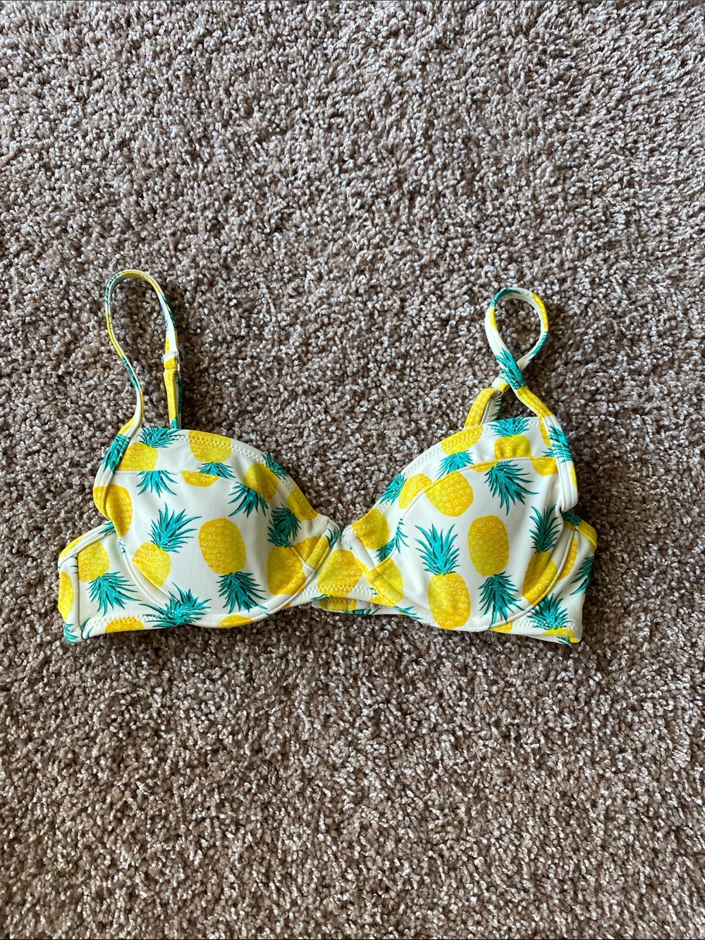 Old Navy Bikini Top with Pineapple Print
